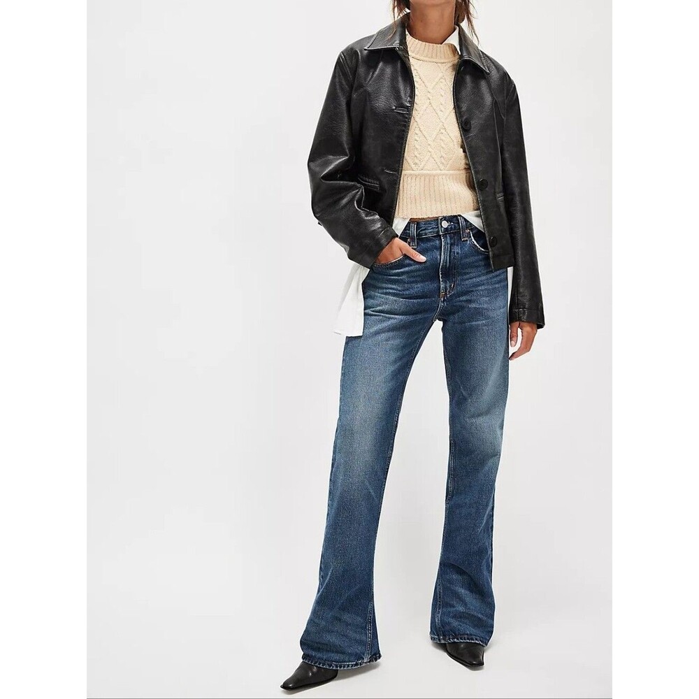 Agolde Mid Rise Kick Bootcut Jeans
